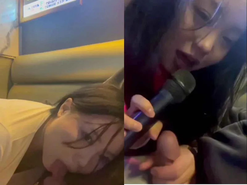 Hát karaoke em cầm nhầm mic thành cục thịt anh rồi liếm luôn